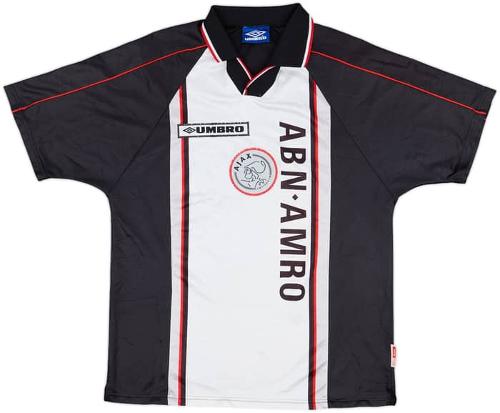 1998-99 Ajax Away Shirt F.De Boer #4 - 6/10 - (L)
