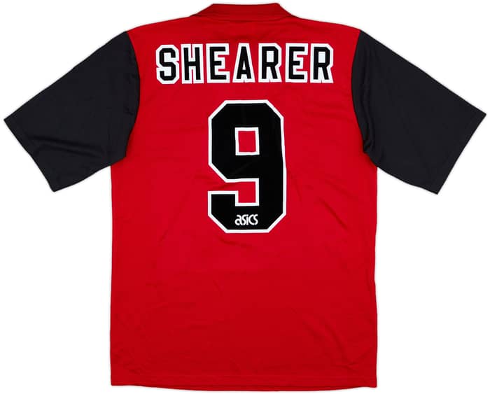 1995-96 Blackburn Away Shirt Shearer #9 - 8/10 - (M)