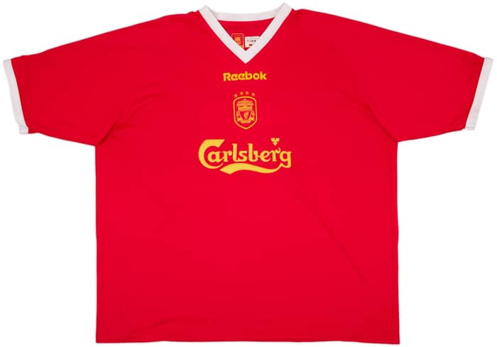 2001-03 Liverpool CL Shirt Gerrard #17 - 7/10 - (XXL)