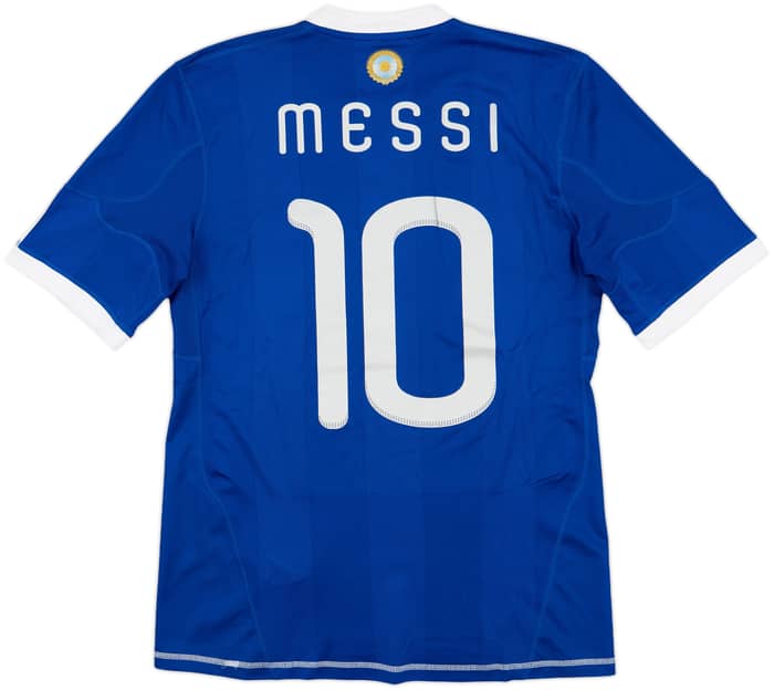 2010-11 Argentina Away Shirt Messi #10 - 8/10 - (S)