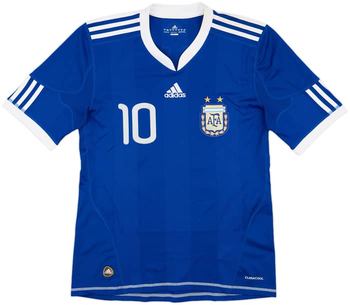 2010-11 Argentina Away Shirt Messi #10 - 8/10 - (S)