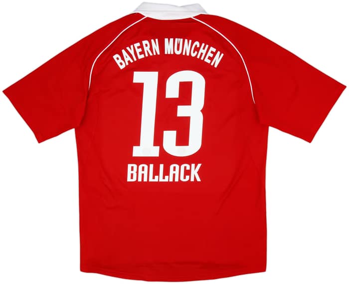 2005-06 Bayern Munich Home Shirt Ballack #13 - 6/10 - (L)