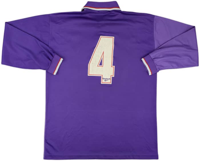 1995-96 Fiorentina Match Issue Home L/S Shirt #4