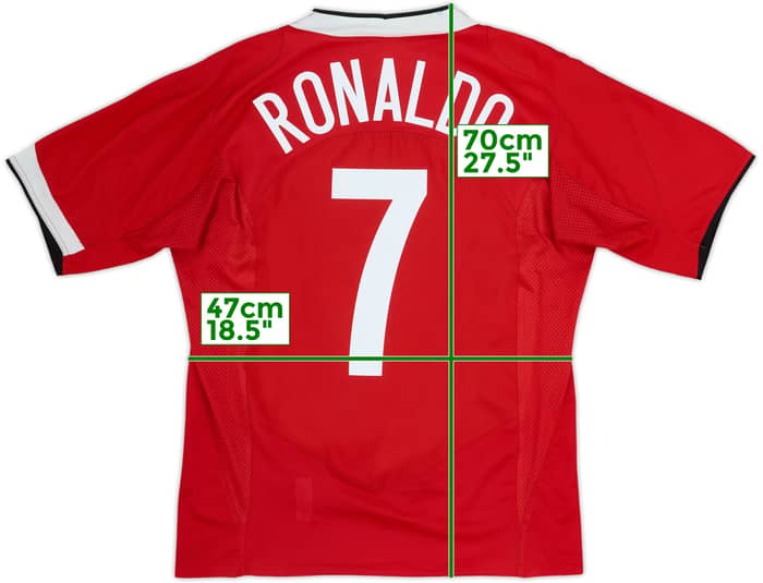 2004-06 Manchester United Home Shirt Ronaldo #7 - 5/10 - (S)