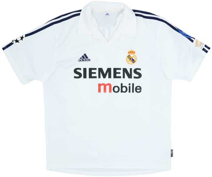 2002-03 Real Madrid Centenary Home Shirt Figo #10 - 7/10 - (M)