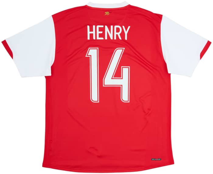 2006-08 Arsenal Home Shirt Henry #14 - 6/10 - (L)