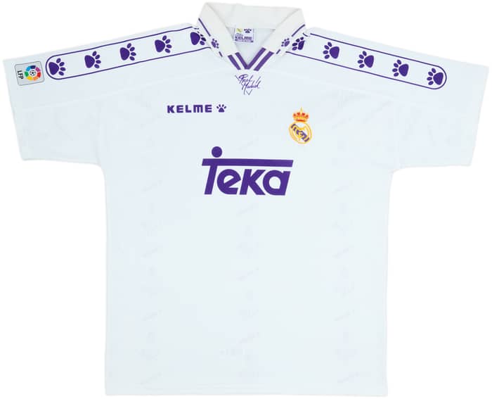 1996-97 Real Madrid Home Shirt - 9/10 - (XL)
