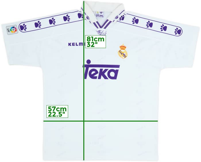 1996-97 Real Madrid Home Shirt - 9/10 - (XL)