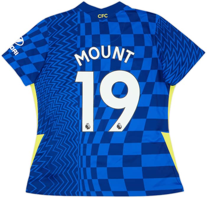 2021-22 Chelsea Home Shirt Mount #19 - 9/10 - (Women's XL)