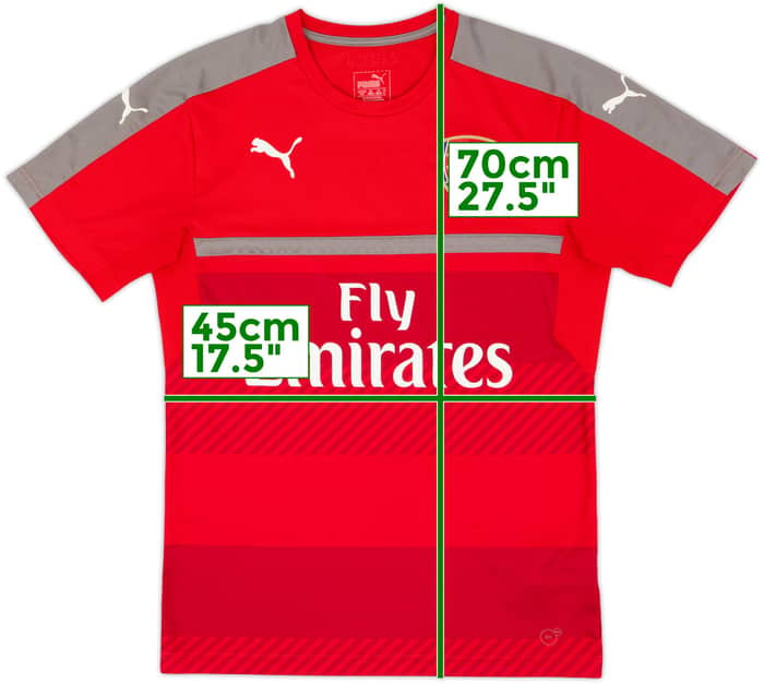 2015-16 Arsenal Puma Training Shirt - 8/10 - (M)