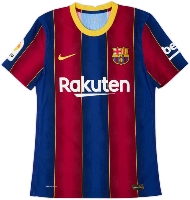 2020-21 Barcelona Authentic Home Shirt Messi #10 - 10/10 - (S)