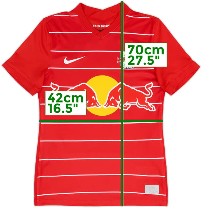 2021-22 Red Bull Salzburg Home Shirt - 8/10 - (S)