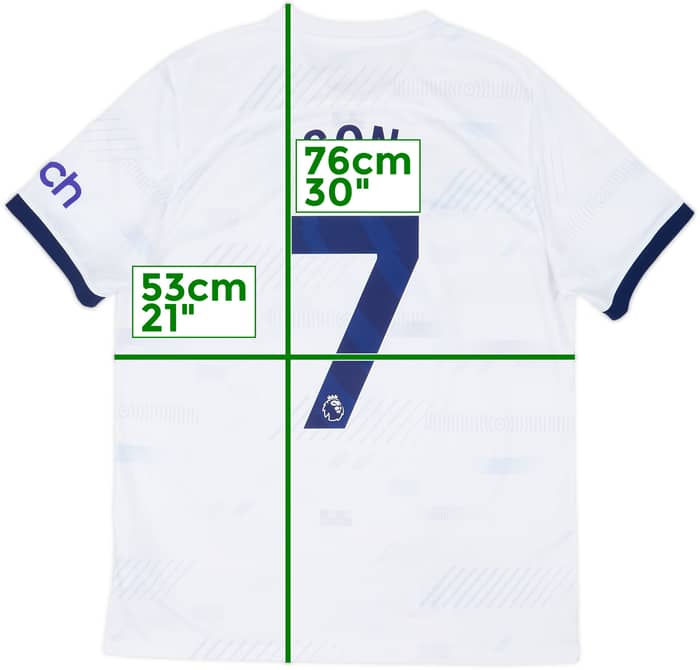 2023-24 Tottenham Home Shirt Son #7 - 8/10 - (L)