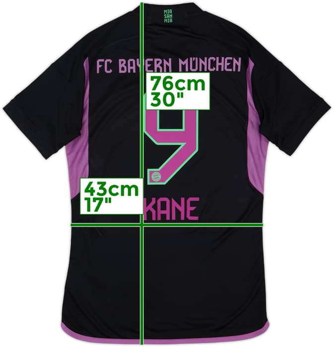 2023-24 Bayern Munich Away Shirt Kane #9 - 8/10 - (S)