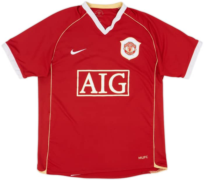 2006-07 Manchester United Local Camiseta Scholes #18 - 7/10 - (M)