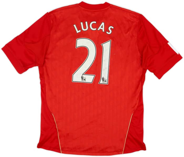 2010-12 Liverpool Home Shirt Lucas #21 - 5/10 - (L)