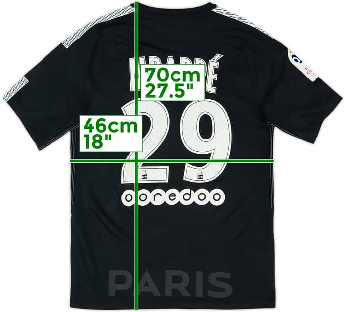 2017-18 Paris Saint-Germain Third Shirt Mbappe #29 - 8/10 - (S)