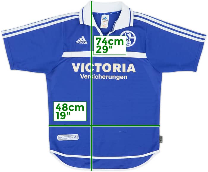 Camiseta de local del Schalke 2001-02 - 6/10 - (S)