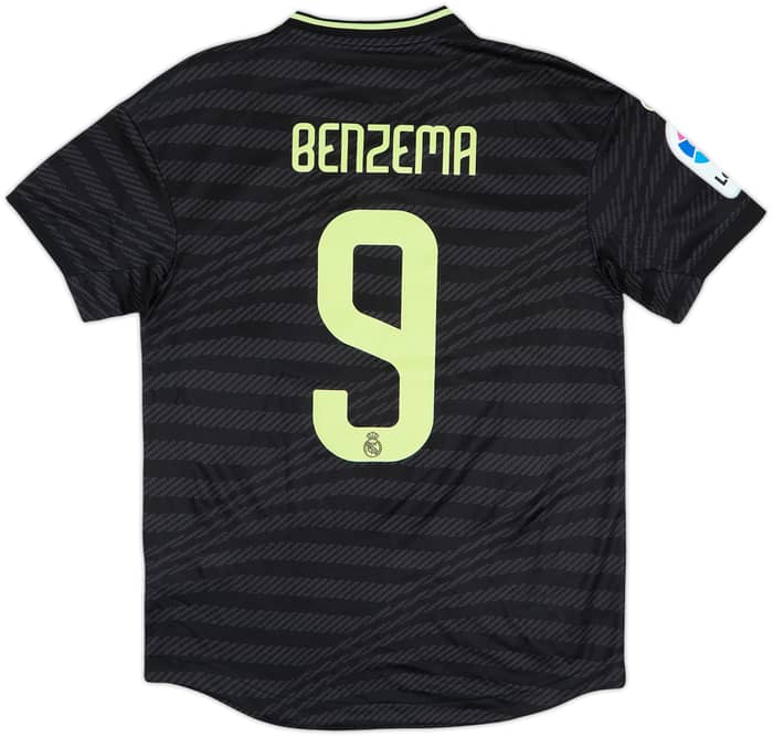 2022-23 Real Madrid Authentic Third Shirt Benzema #9 (M)