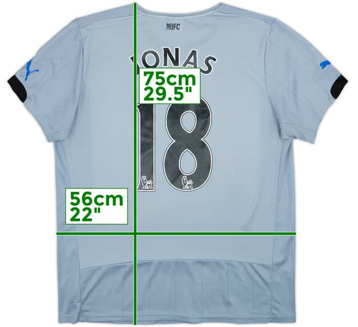 2014-15 Newcastle Away Shirt Jonas #18 - 5/10 - (L)