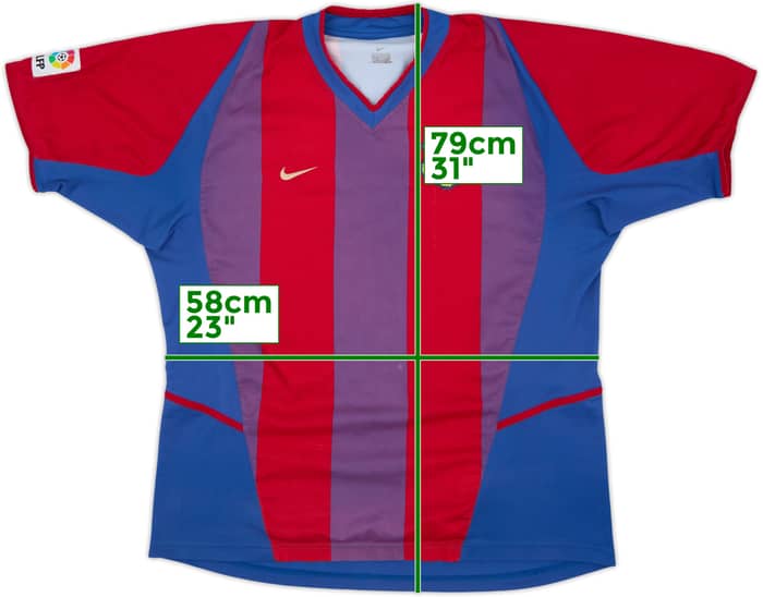 2002-03 Barcelona Home Shirt - 5/10 - (XXL)