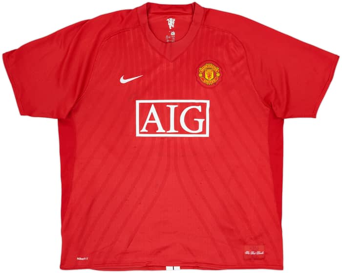 2007-09 Manchester United Home Shirt Ronaldo #7 - 6/10 - (XXL)
