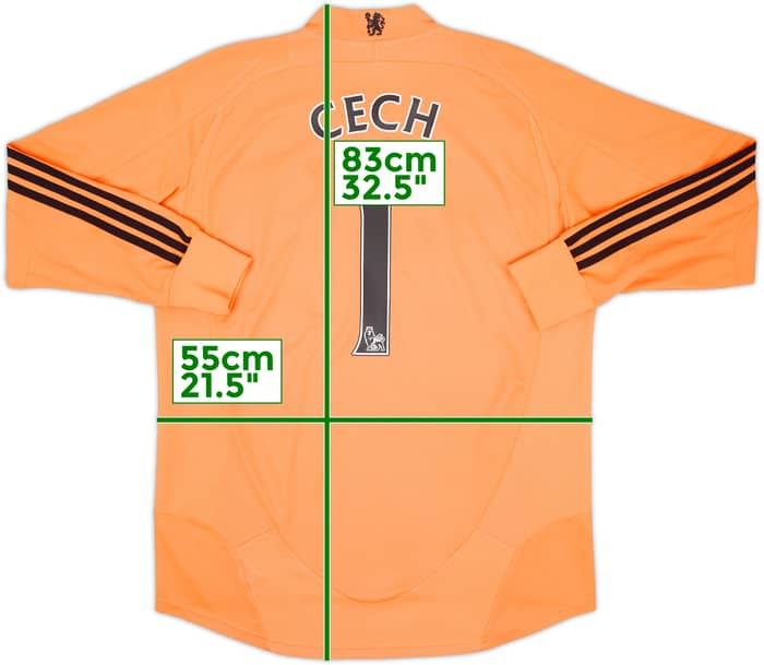 2008-09 Chelsea GK Shirt Cech #1 - 8/10 - (L)