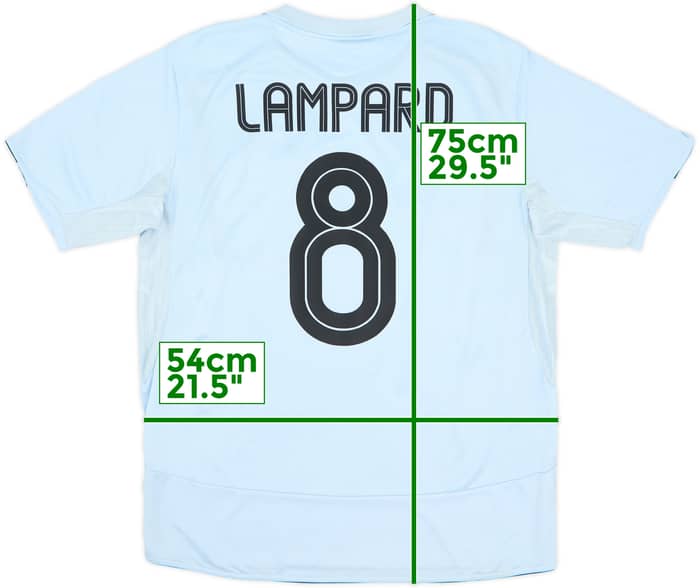 2005-06 Chelsea Away Shirt Lampard #8 - 7/10 - (XL)