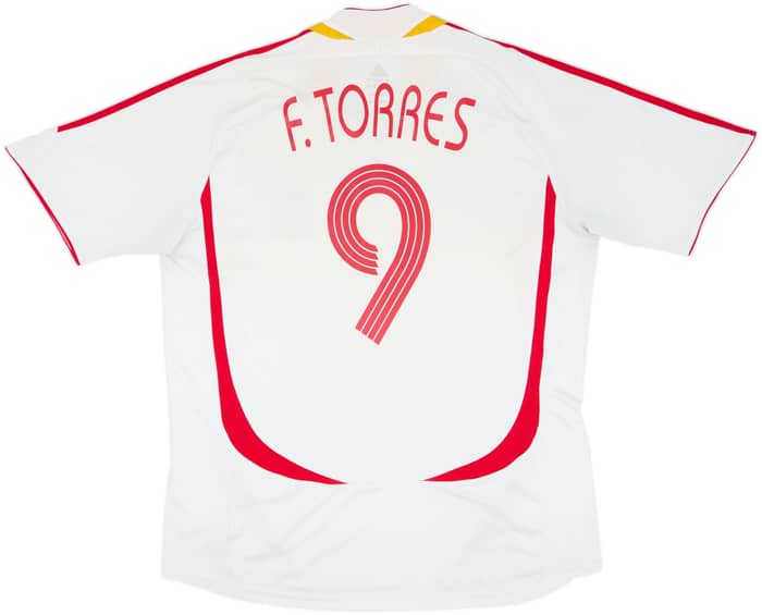 2006-08 Spain Away Shirt F.Torres #9 - 6/10 - (XL)
