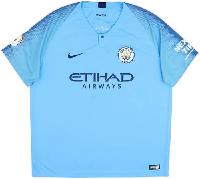 2018-19 Manchester City Home Shirt - 5/10 - (XXL)
