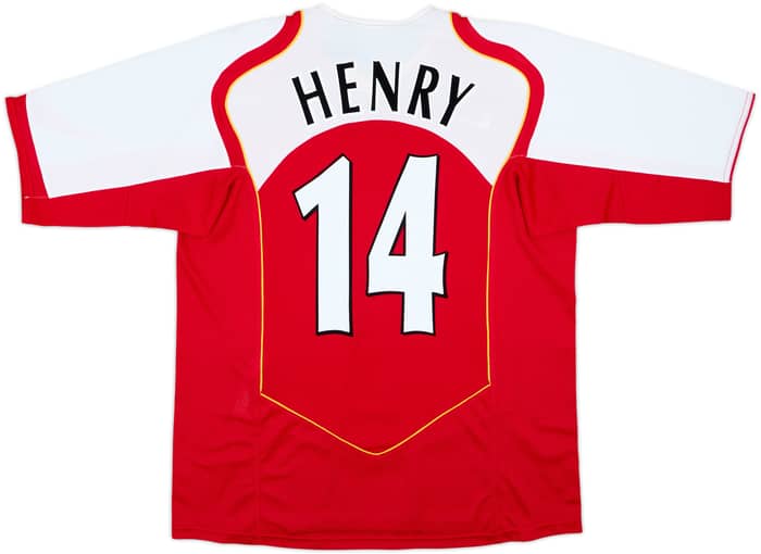 2004-05 Arsenal Home Shirt Henry #14 - 8/10 - (L)