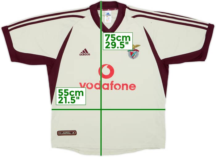 2001-02 Benfica Away Shirt - 6/10 - (L)