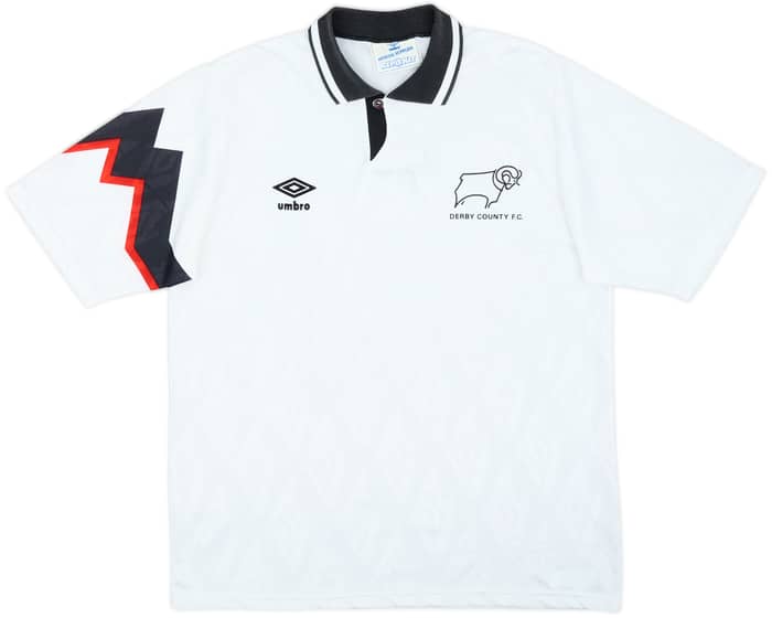 1991-93 Derby County Camiseta Local - 8/10 - (M)