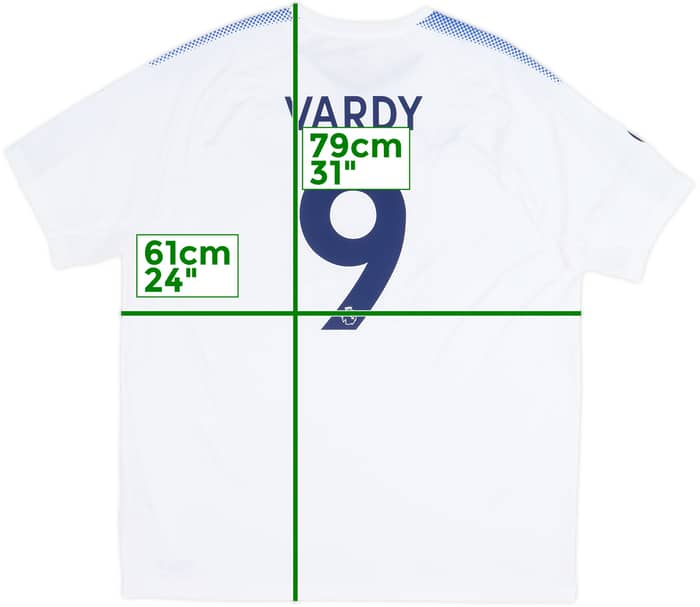 2017-18 Leicester Third Shirt Vardy #9 - 10/10 - (XXL)