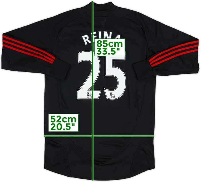 2008-09 Liverpool GK Shirt Reina #25 - 8/10 - (M)