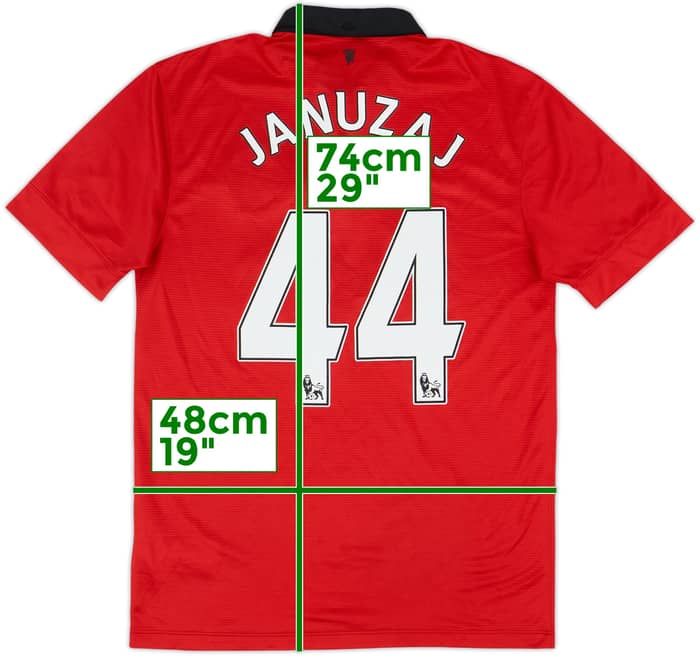2013-14 Manchester United Home Shirt Januzaj #44 - 7/10 - (M)