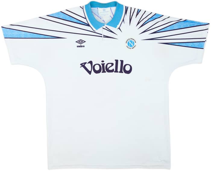 1991-93 Napoli Away Shirt - 7/10 - (XL)