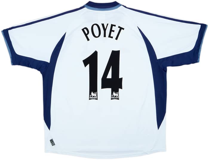 2001-02 Tottenham Home Shirt Poyet #14 - 7/10 - (XL)