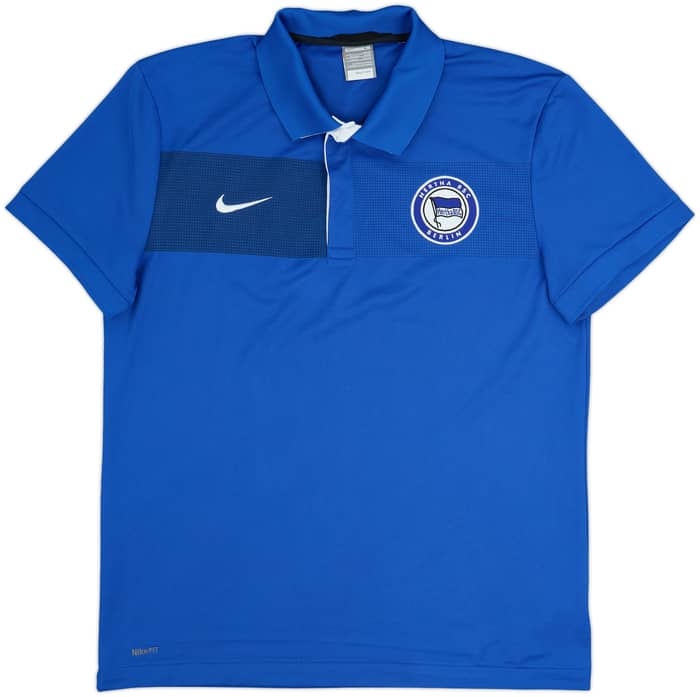 2009-10 Hertha Berlin Nike Polo Shirt - 9/10 - (L)