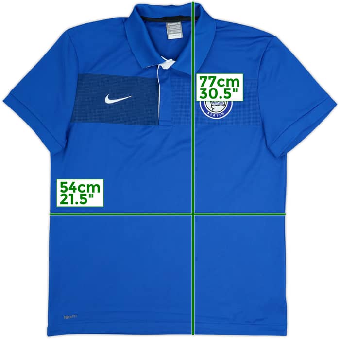 2009-10 Hertha Berlin Nike Polo Shirt - 9/10 - (L)