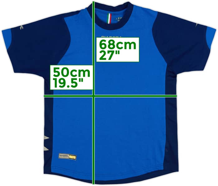 2007-08 Preston North End Diadora Cotton Tee - 7/10 - (15-16 Years)