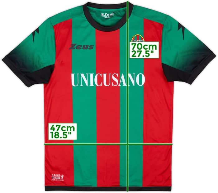 2017-18 Ternana Basic Home Shirt - 9/10 - (M)