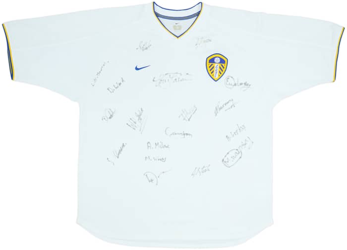 Camiseta de local firmada del Leeds United 2000-02 - 6/10 - (XL)