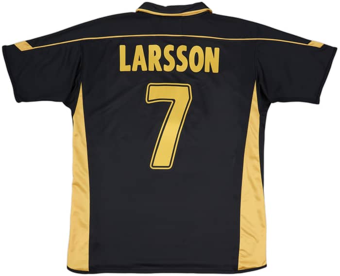 2003-04 Celtic Away Shirt Larsson #7 - 8/10 - (L)