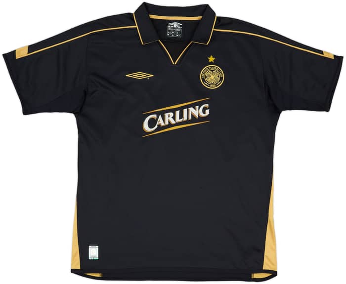 2003-04 Celtic Away Shirt Larsson #7 - 8/10 - (L)