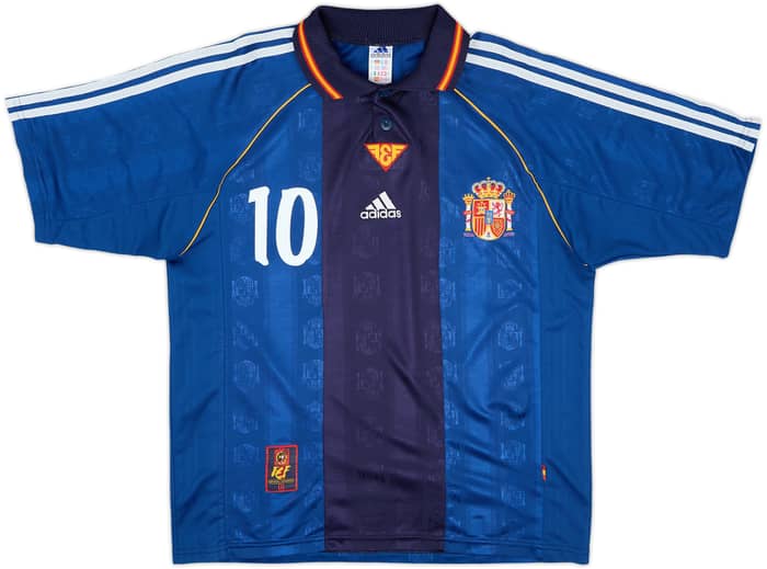 1999-00 Spain Away Shirt Raul #10 - 6/10 - (M)