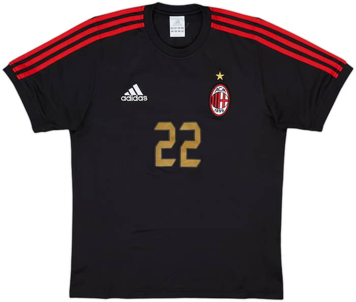 2005-06 AC Milan adidas Training Shirt Kaka #22 - 9/10 - (S)