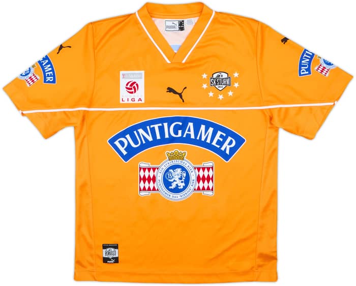 2001-02 Sturm Graz Away Shirt Rudi #16 - 9/10 - (S)