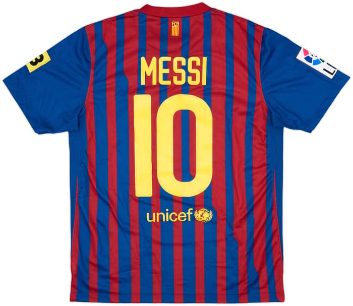 2011-12 Barcelona Home Shirt Messi #10 - 8/10 - (M)