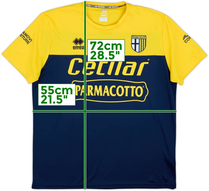 2018-19 Parma Errea Training Shirt - 8/10 - (XL)